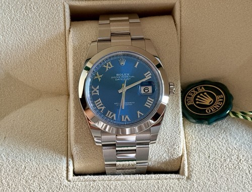 Rolex datejust blaues - rolex,