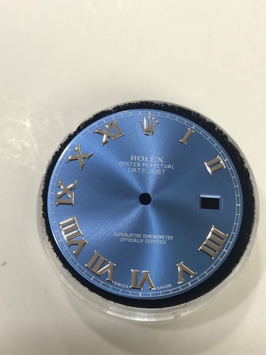 Rolex blue roman dial - blue, datejust