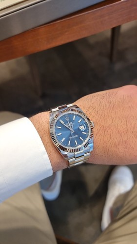 Rolex datejust 4141mm - rolex, blue