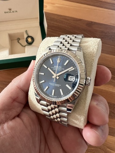 Rolex datejust 126334 blau - rolex,