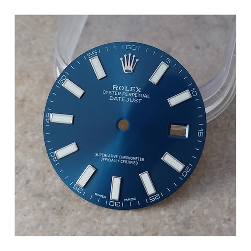 Rolex datejust blue bold - rolex,