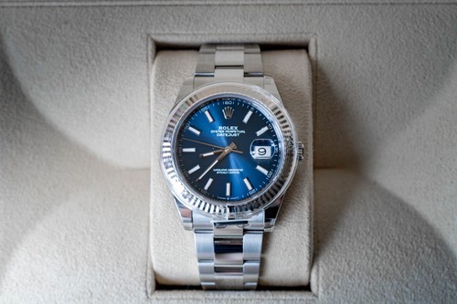 Rolex datejust 41mm - blue, dial