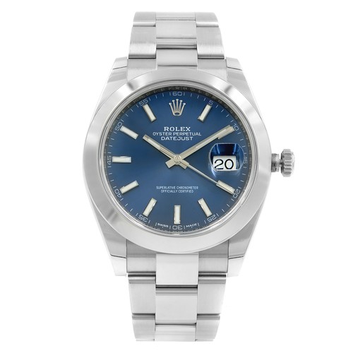 Rolex datejust stahlblau - rolex,