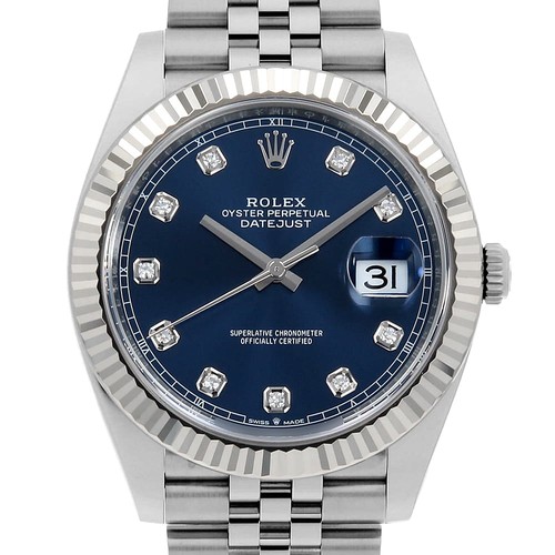 Rolex datejust 10p diamant - 41,