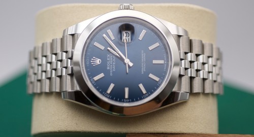 Rolex datejust blau - rolex, 41