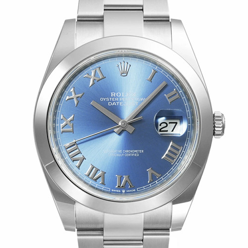 Rolex datejust 126300 blau - datejust,