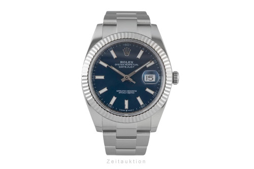 Rolex datejust blue - blue, dial